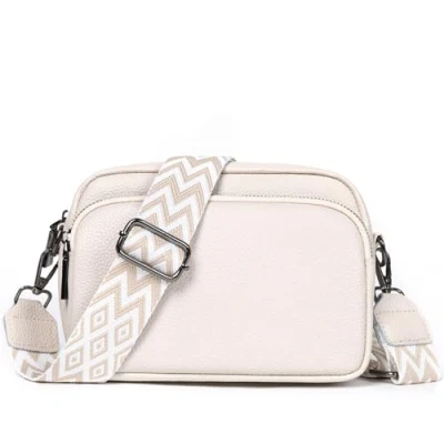 Abbildung von TANTOMI Umhängetasche Damen Klein, PU Leder Crossbody Bag Handytasche zum Umhängen, Moderne Handtasche Klein mit Breitem Schultergurt, Tasche Tägliches Arbeiten, Einkaufen,Reisen