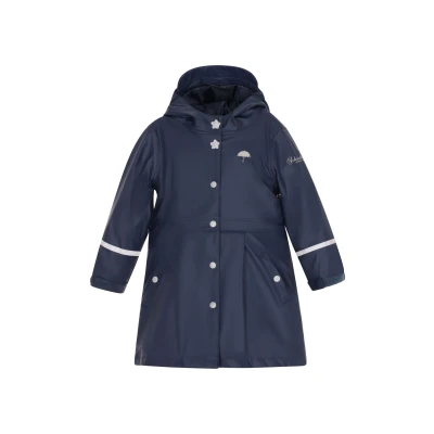 Abbildung von SCHMUDDELWEDDA Regenmantel aus recyceltem Polyester 116 / Marine 100% (recycelt)
