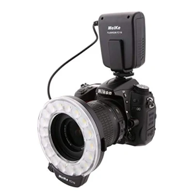 Abbildung von Meike FC 110 LED Marco Ringblitz für Canon Nikon Pentax Olympus Kameras