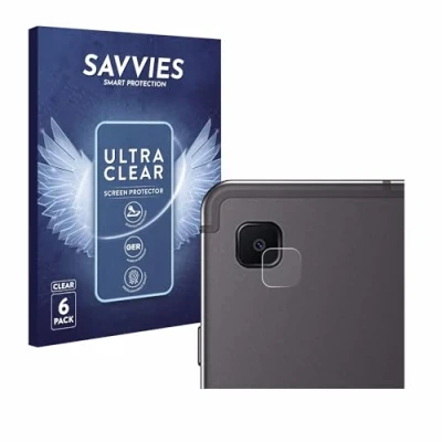 Abbildung von Savvies 6 Stück Schutzfolie für Samsung Galaxy Tab S6 Lite WiFi 2024 (NUR Kameraschutz) Displayschutz Folie Ultra Transparent
