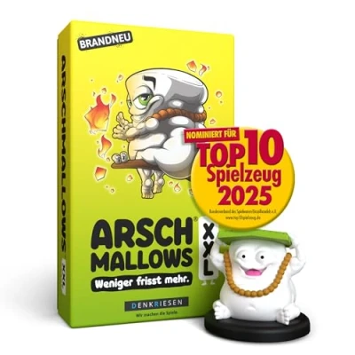 Abbildung von DENKRIESEN Spiel ARSCHMALLOWS® XXL &quot;weniger frisst mehr.&quot;