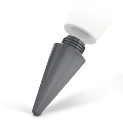 Abbildung von ZAGG Pro Stylus 2 Stift für iPad, Ersatzspitzen (4 Stück), Post 2018 Grau