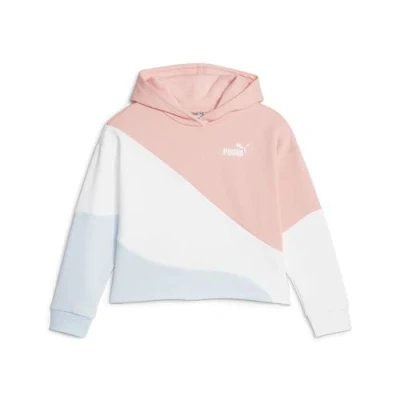 Abbildung von PUMA Mädchen Power Cat Hoodie FL G Schweiß, Eisblau, 128