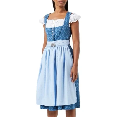 Abbildung von Stockerpoint Damen Dirndl Fanny Kleid für besondere Anlässe, dunkelblau, 42