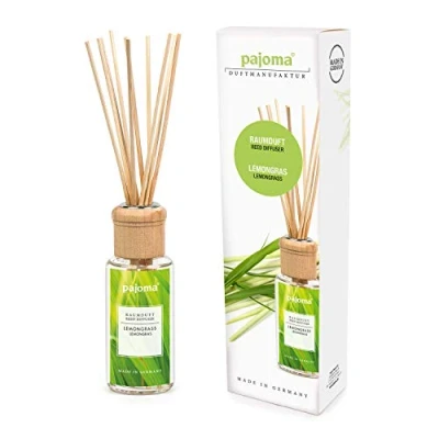 Abbildung von pajoma Raumduft Made in Germany, 1er Pack (1 x 100 ml) Geschenkverpackung (Lemongras), Grün