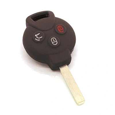 Abbildung von Schlüsselhülle, aus Silikon für Smart Fortwo 450, Forfour 451, Roadster