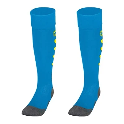 Abbildung von Jako Unisex støttestrømpe Roma Stutzenstr mpfe, Blau/Neongelb, 43 46 EU