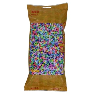 Abbildung von Hama midi perlen 6000pcs pastell mix