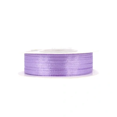 Abbildung von Satinband 3mm x 50m Rolle FARBAUSWAHL in 3/6/12/18/25/38/50/75/100mm farbecht &amp; waschbar Schleifenband für Hochzeit Geschenkband zum Verpacken Dekorieren Basteln Flieder 462H