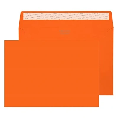 Abbildung von Blake Envelopes Creative Colour 305 Briefumschläge Haftklebung Orange C5 162 x 229 mm 120g/m² 500 Stück