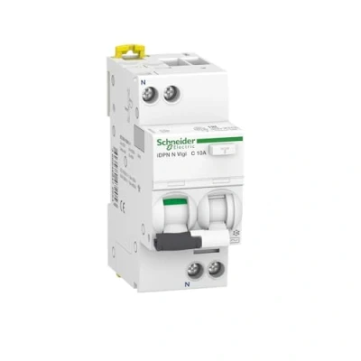 Abbildung von Schneider Electric A9D32610 FI/LS Schalter iDPN N Vigi 1P+N, 10A, C Char., 30mA, Typ A, 6kA