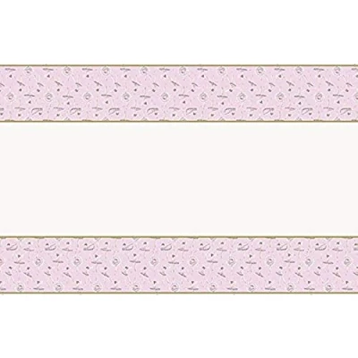 Abbildung von Unique 75953 Ballerina Geburtstag Rechteckige Tischdecke Rosa 1 Stück