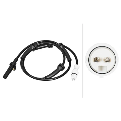 Abbildung von HELLA 6PU 358 217 031 ABS Sensor Hallsensor 2 845 OPEL: Vivaro A Kastenwagen, Combi, Pritsche / Fahrgestell