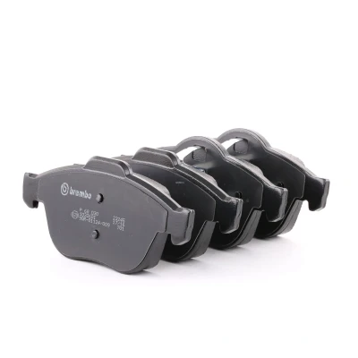Abbildung von BREMBO P 68 030 Bremsbelagsatz exkl. Verschleißwarnkontakt mit Kolbenclip Zubehör RENAULT: LAGUNA 2 Grandtour, 2, Scénic 1