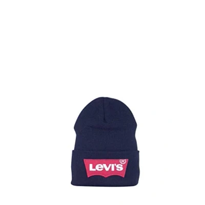 Abbildung von Levi&#039;s Oversized Batwing Beanie Mütze, Größe: One Size, Regular black