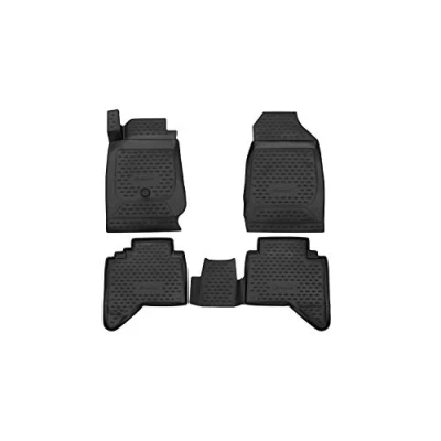 Abbildung von Element Passgenaue Premium Antirutsch Gummi Fußmatten Isuzu D MAX, at, Seats Without electrodrive, schwarz