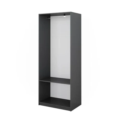 Abbildung von Vicco Kleiderschrank Elmo, Anthrazit, 80 x 200 cm