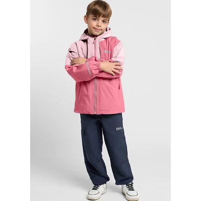 Abbildung von Jack Wolfskin Actamic Regenjacke / wasserabweisende Jacke für Kinder, Größe: 116, Soft pink