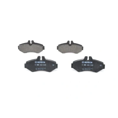 Abbildung von BOSCH 0 986 424 516 Bremsbelagsatz Low Metallic mit Anti Quietsch Blech, Montageanleitung MERCEDES BENZ: Sprinter 2 T Bus