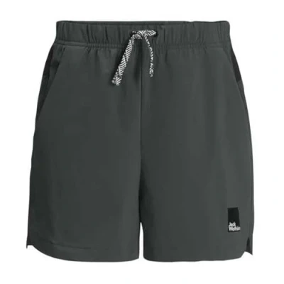 Abbildung von Jack Wolfskin TEEN Shorts Unisex Outdoor für Kinder, Größe: 164, Slate green