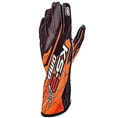 Abbildung von OMP KS 2 Art Handschuhe Schwarz/Orange Größe M
