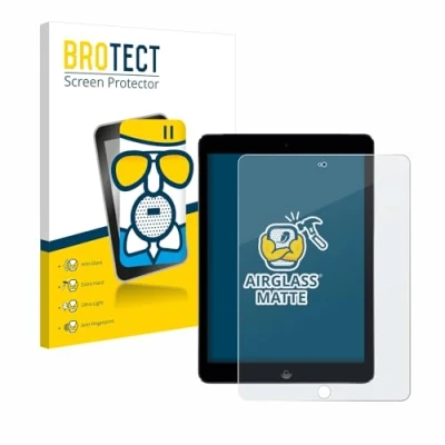 Abbildung von BROTECT Entspiegelungs Schutzglas für Apple iPad Air 2 2014 Schutz Folie Panzerfolie Glas Matt [Extrem Kratzfest 9H, Anti Reflex, Fingerprint]