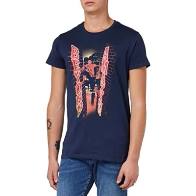 Abbildung von Marvel Herren Memarcots242 T Shirt, Marineblau, XS