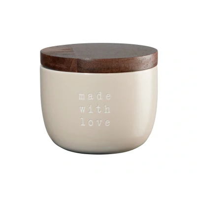 Abbildung von ASA Selection hey! Marmeladendose made with love beige 0,25l
