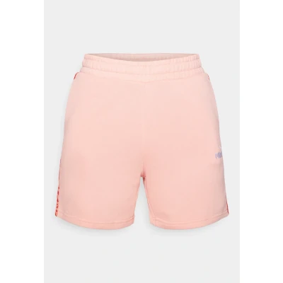 Abbildung von Puma Graphic Animal Shorts kurze Sporthose, Damen, Größe: Medium, Pink fruit