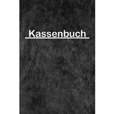 Abbildung von Kassenbuch: Einnahmen Ausgaben Buch für Kleinunternehmer und Selbstständige sowie Vereine Barzahlungen übersichtlich in einem Buchhaltung Heft festhalten DIN A5 110 Seiten Leder Optik grau