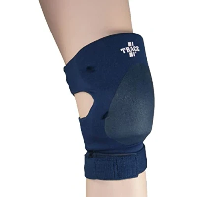 Abbildung von Trace Handball &amp; Hallensport Knieschoner/Unisex Erwachsene/L/Dunkelblau/Weiche Polsterung/Indoor/Protektor gepolstert/komfortabel enganliegend/Auch für Volleyball, Fussball Tanzen