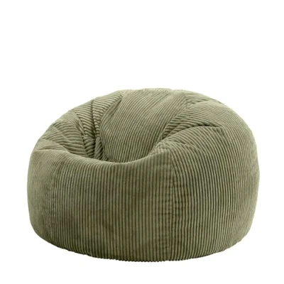 Abbildung von Icon Kingston Sitzsack Cord, Salbeigrün, Erwachsene mit Füllung, Bean Bag, Cord Sessel, Lounge Stuhl, Schlafzimmer, Wohnzimmer, Wohnzimmer Möbel
