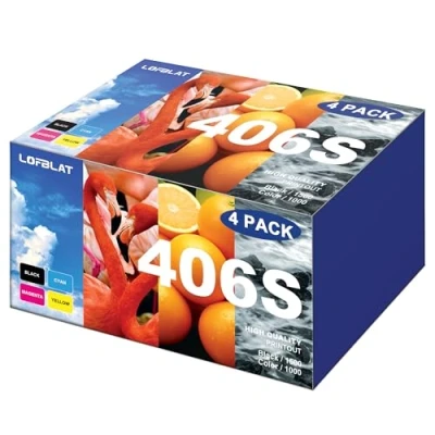 Abbildung von LOFBLAT CLT P406C CLX 3305FW Toner Kompatibel für Samsung 406S K406S Xpress SL C410W C460FW C460W C463W CLP 360 360N 365 365W 3300 3305 3305W (4er Pack)