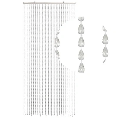 Abbildung von HAB &amp; GUT DV0294 Türvorhang Tropfen, klar 90x200 cm Perlenvorhang Pailettenvorhang