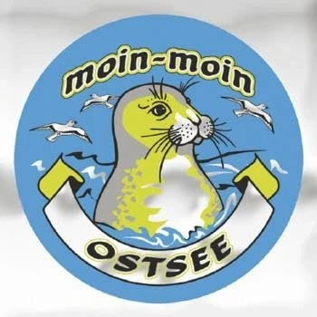 Abbildung von PVC Aufkleber moin Ostsee Gr. ca. 7,5 cm 301491