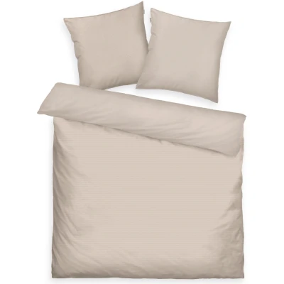 Abbildung von TOM TAILOR HOME Bettwäsche &quot;TWO TONE SOLID COLORS in Gr. 135x200cm, 155x220cm oder 200x220cm&quot;, (3 tlg.), new bedroom, Doppelnaht am Kissen