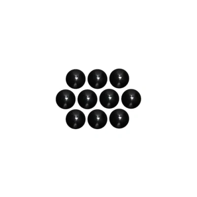 Abbildung von MAUL Kugel Magnet Ø 30 mm (10 Stück) Starke Magnete für Whiteboard, Magnettafel und Kühlschrank klein mit 0,6 kg Haftkraft Hochglanz Oberfläche Schwarz