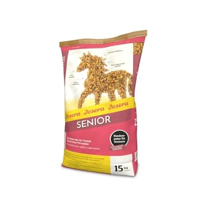 Abbildung von JOSERA SENIOR (1 x 15 kg) PFERD Premium Pferdefutter für ältere &amp; schwerfuttrige Pferde Müsli Mix Vitalität bis ins hohe Pferdealter nährstoffreich leicht verdaulich 1er Pack