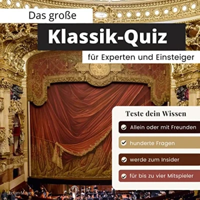 Abbildung von Das große Klassik Quiz für Einsteiger und Experten: Teste dein Wissen. Die besten Fragen über Opern &amp; Komponisten. perfekte Geschenk zum Geburtstag zu Weihnachten