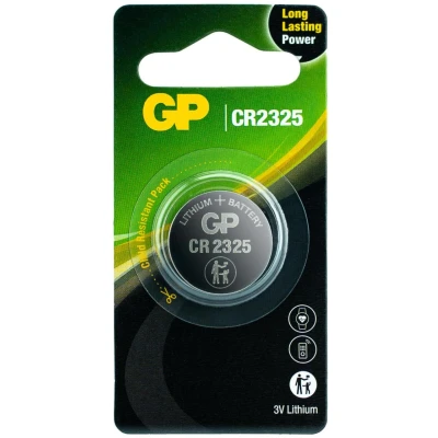 Abbildung von Knopfzelle CR 2325 Lithium GP Batterien, 190 mAh, 3 V, 1 Stück