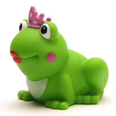 Abbildung von DUCKSHOP I Froschkönigin Badeente L: 8 cm inkl. Badeenten Schlüsselanhänger