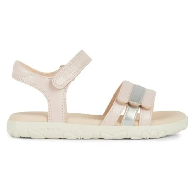 Abbildung von Geox Sandale &quot;J SANDAL HAITI GIRL&quot;, Sommerschuh, Klettschuh, Sandalette, mit Klettverschluss