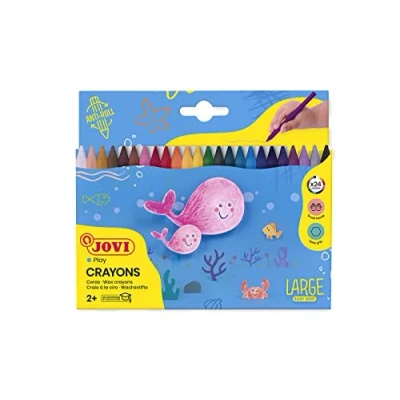 Abbildung von Jovi Hexagonal Wax Crayons 24 pcs