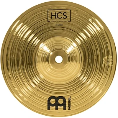 Abbildung von Meinl Cymbals HCS Splash — 8 Zoll (Video) Schlagzeug Becken (20,32cm) Messing, Traditionelles Finish (HCS8S)