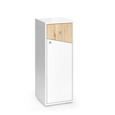 Abbildung von Vicco Midischrank Irida, Weiß/Artisan, 30 x 81 cm