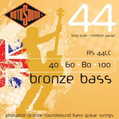 Abbildung von Rotosound Phosphor Bronze Saiten für Bässe Runddraht Medium 40 60 80 100