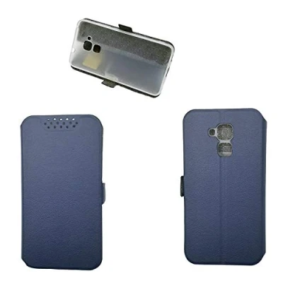 Abbildung von Hülle für Huawei GT3 Leder ,Hülle NMO L02/L03 L22/L23 L31 / Honor 5C NEM L21 L51 TL00H UL10 AL10 7 Lite Klapphülle Handytasche Case Blue