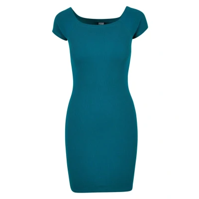 Abbildung von Urban Classics OFF Shoulder Etuikleid, Damen, Größe: 4XL, Watergreen