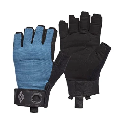 Abbildung von Black Diamond Unisex Crag Half Finger Gloves Kletter Handschuhe, Klettersteig, Astral Blue, S