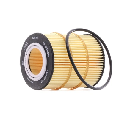 Abbildung von BOSCH F 026 407 155 Ölfilter mit Dichtung Filtereinsatz JAGUAR: XF Sportbrake, Limousine, XJ LAND ROVER: Range Rover Sport